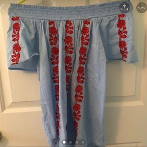 Off the shoulder top